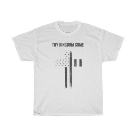 'Thy Kingdom Come' American Cross white t-shirt