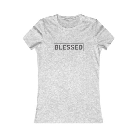 Blessed Womens Tee Grey